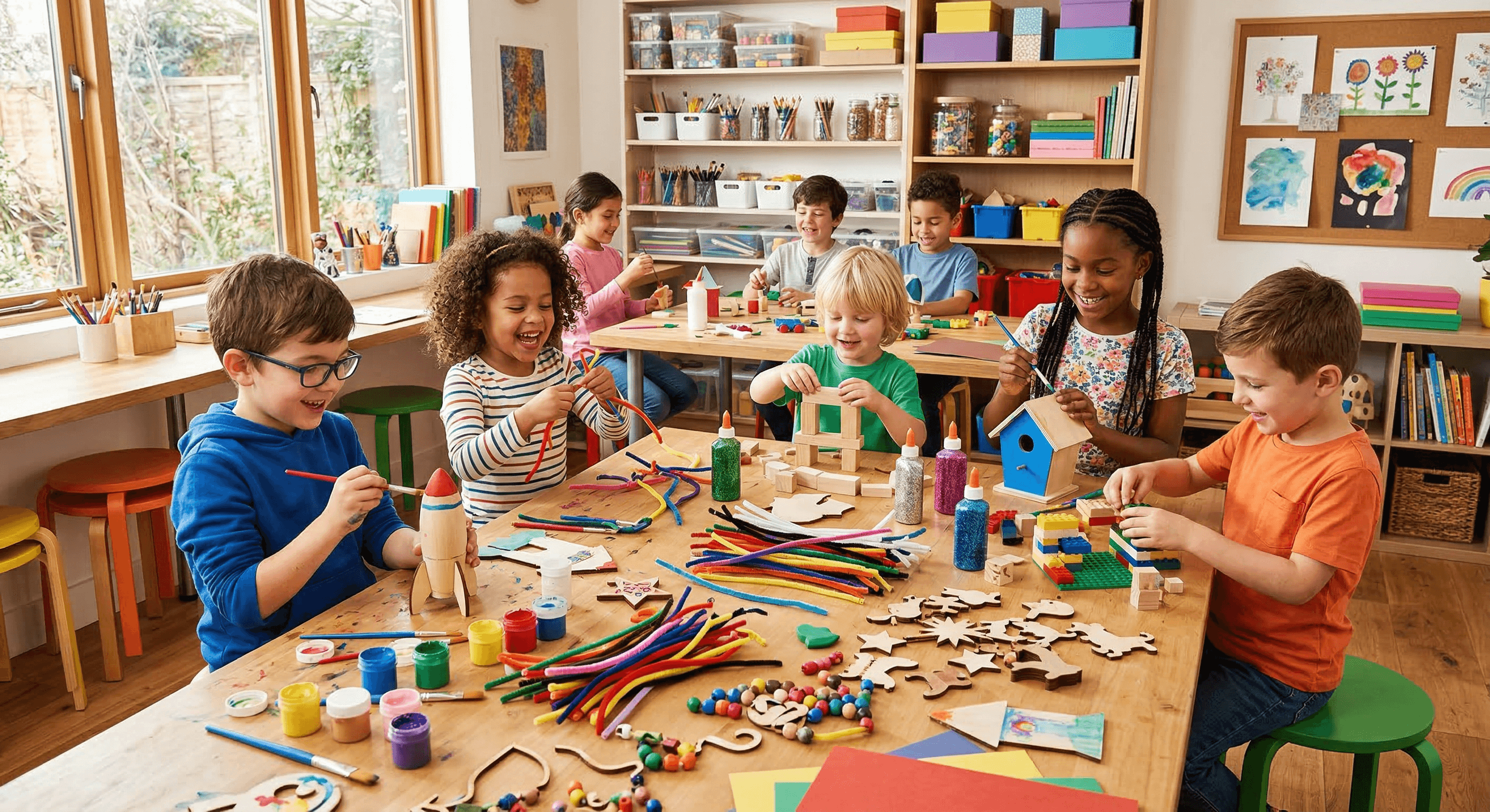Kids exploring and having fun at The Explorers Club
